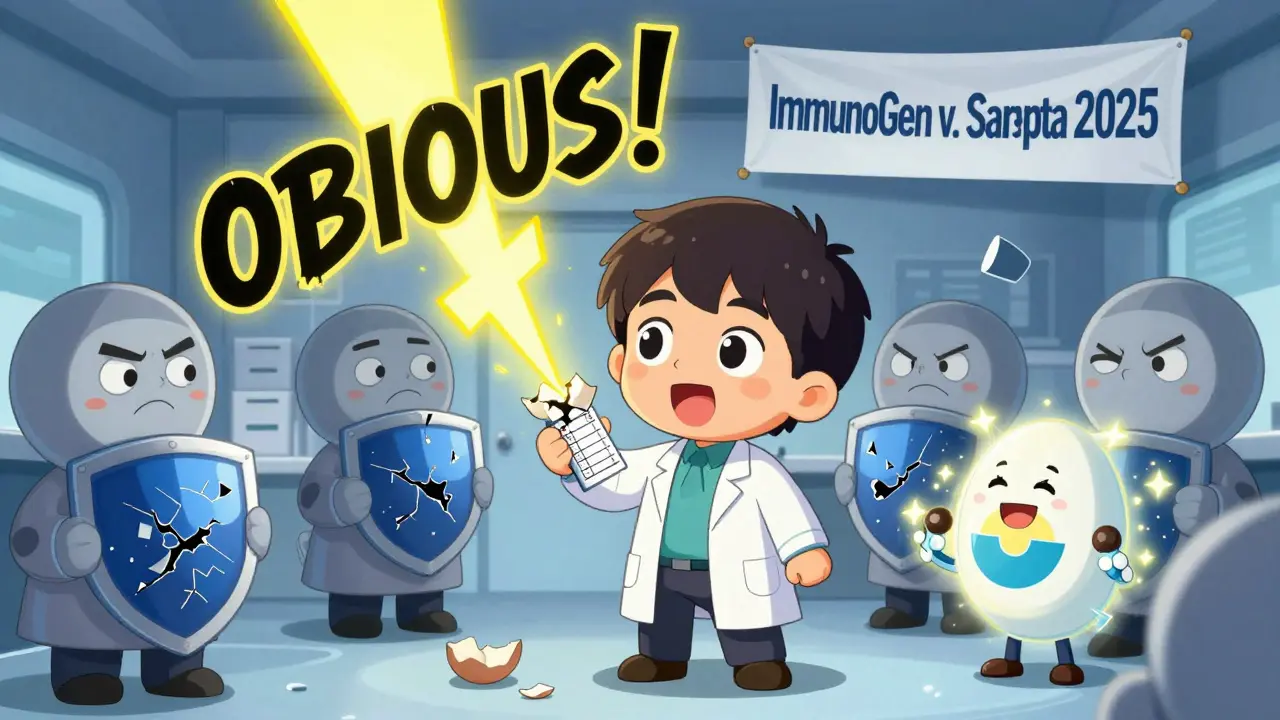 Dosing patent shatters under 'OBVIOUS!' lightning bolt after court ruling.